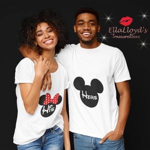 Disney Love Shirts for Him & Her